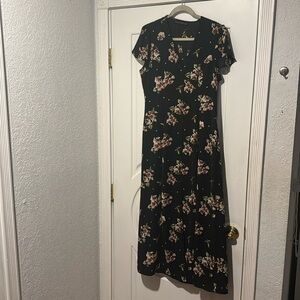 Zara floral midi dress